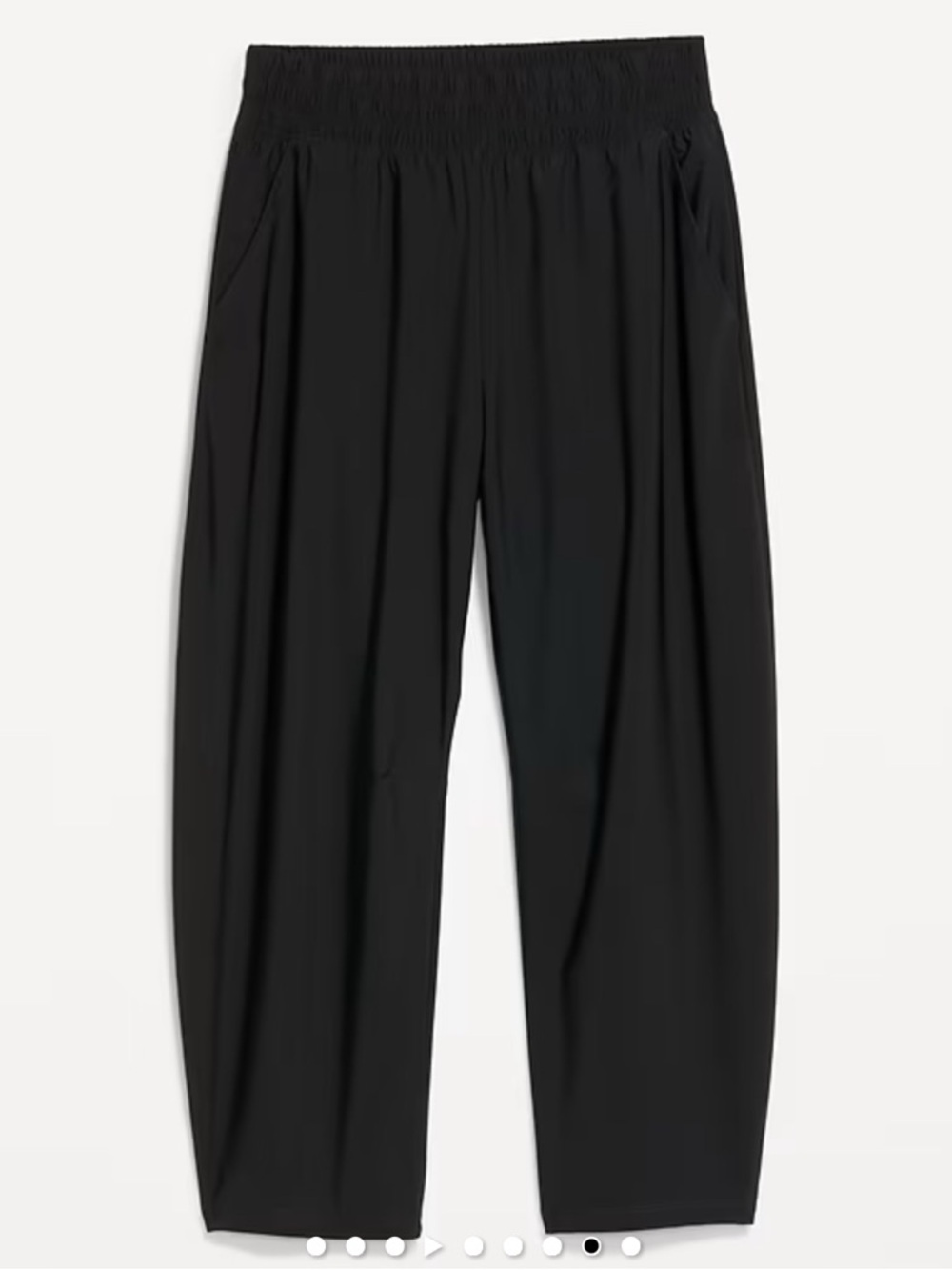Old Navy High-Waisted SleekTech Barrel Ankle Pants - Picture 3 of 4